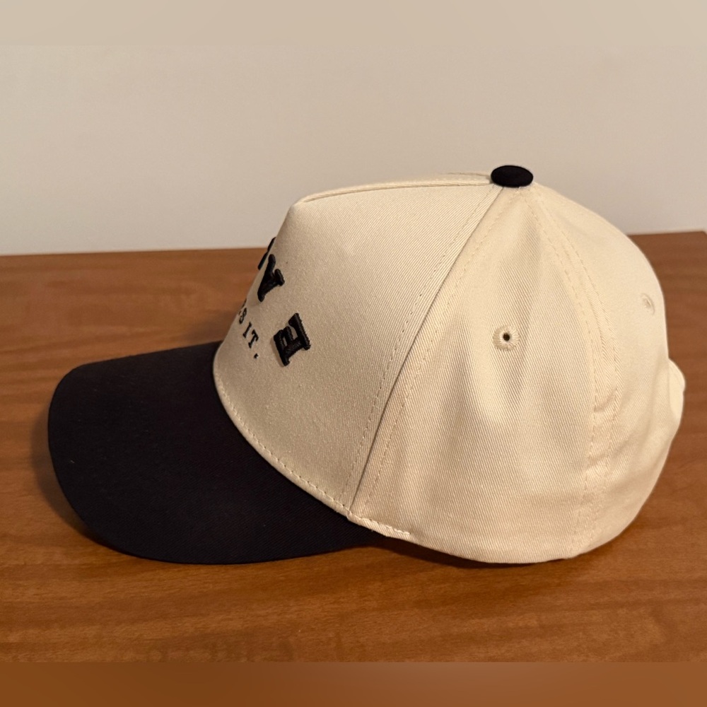 PineCo. “Easy Does It” Snapback Tan Hat - Picture 2 of 5